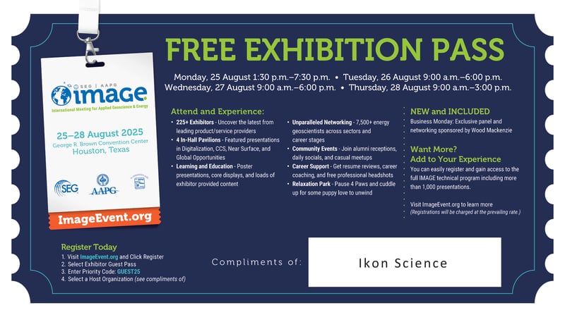 IMAGE25 Guest Pass - Ikon Science