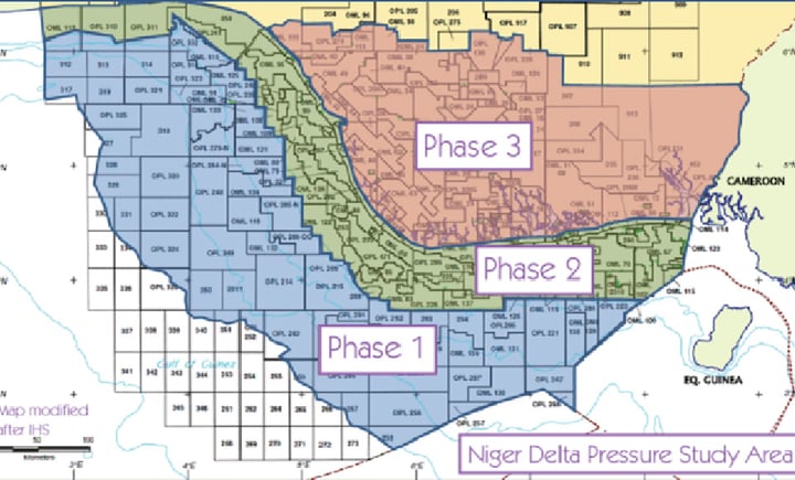 Niger Delta Pressure Study Phase 2- Shallow Water and Continental Shelf